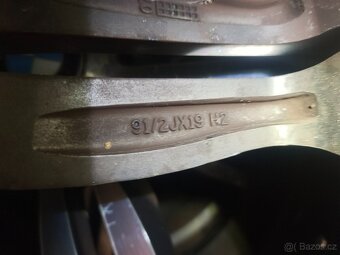 Dvourozměrná kola R19 BMW ///M e60 e61 atd. 7mm letni pneu - 5
