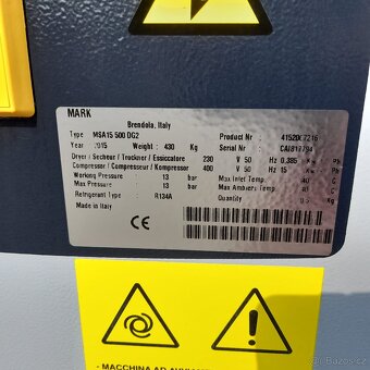 Mark MSA 15 15kw 13bar nádrž + odvlhčovač vzduchu - 5