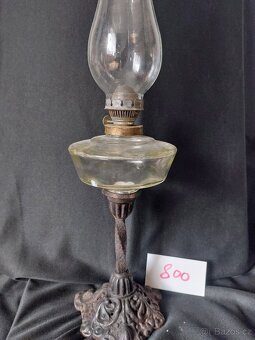 Petrolejová lampa na noze - 5