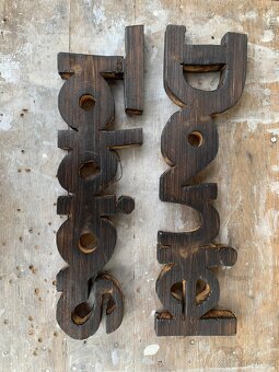 🌟 Exkluzivní ručně vyřezávané nápisy – unikátní vánoční 🎁 - 5