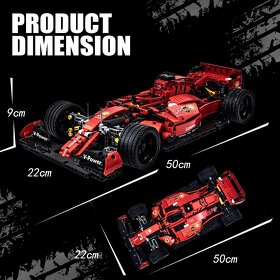 Stavebnice závodní auto F1 kompatibilní s LEGO - 5