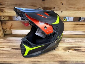 Enduro helma LS2 MX436 PIONEER EVO ROUTER BLACK H-V YELLOW - 5