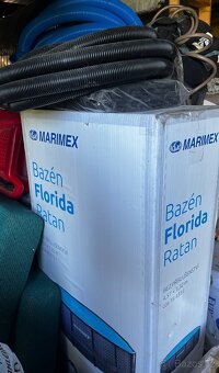 Nový Bazén Florida 4,57x1,32 m - motiv RATAN - 5