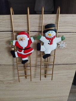 Vánoční dekorace sněhulák - 5