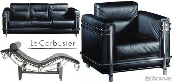 Křesla Le Corbusier v kůži - 5