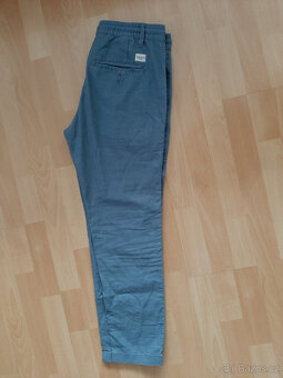 Dámské kalhoty šedomodré C&A2 - 5