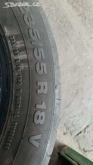 Prodám 2 x letní pneu Continental 235/55/18 - 5