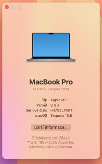 Apple MacBook Pro 14“ M3/8GB/512GB - 5