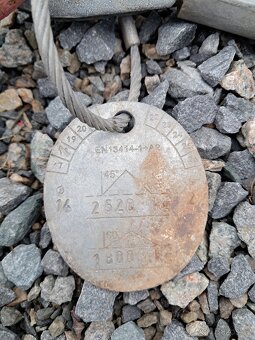 Vázací ocelová lana - dvojhák - mám 2 kusy - 5