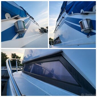 Kajutová motorová loď Draco 25 Twin Cab, zánovní vlek 3500Kg - 5