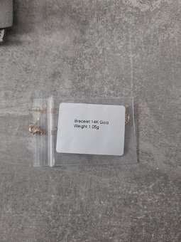 Dámský náramek au585 14k - 5