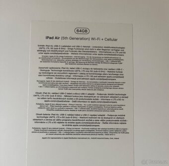 iPad air Wi-Fi + Cell 64gb 2022 - 5