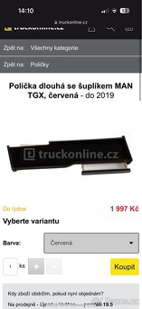 Man TGX polička - 5