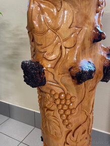 Dřěvený stojan na víno [snížená cena] - 5