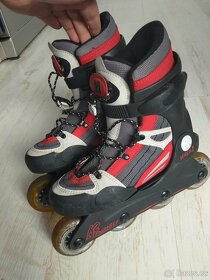 Kolečkové brusle K2. Vel 32,5-34,5. - 5