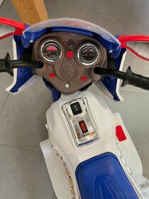 dětská elektrická motorka top racer nová - 5