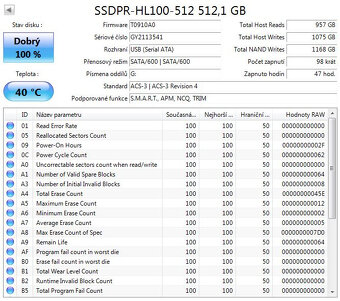 Prodám externí SSD disk goodram HL100 512GB - 5