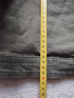 Kratší khaki džínová bunda vel. XXL - 5