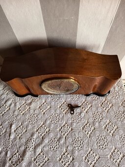 Dřevěné krbové hodiny - 5