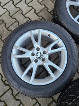 ALU Skoda kodiaq 5x112 Zimní Dunlop 235/55/18 - 5