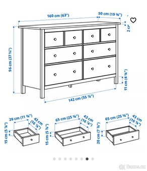 Ikea Hemnes komoda - 5
