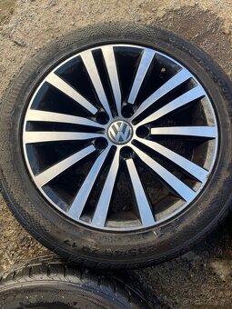 Alu kola VW 5x112 letních pneu 235/45 r17 VW - passat - 5
