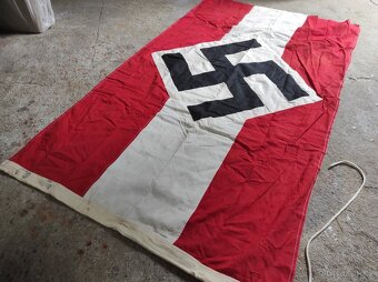 VELKÁ VLAJKA/PRAPOR HITLERJUGEND,90 X 150 CM,ZNAČENÁ - 5