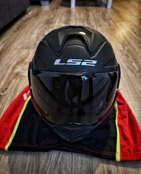 Překlopná helma LS2 Advant X - černá matná vel. XL - 5