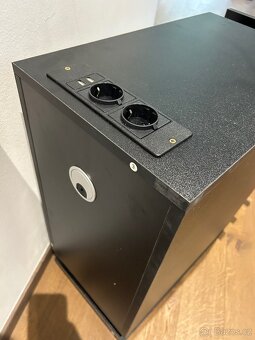 Noční stolek/komoda černá 1ks - 5