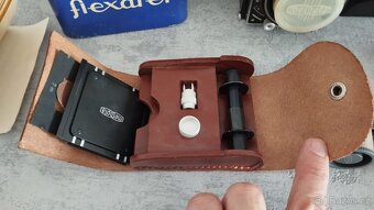 Starý fotoaparát Flexaret VI automat s brašnou, návodem, ori - 5