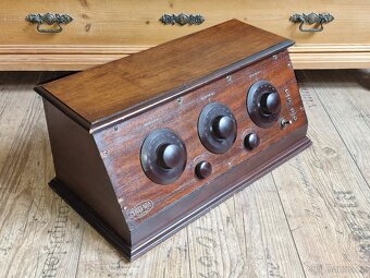 Starožitné rádio Chelsea Super-Five 5, USA, 1925, 5 lampovka - 5