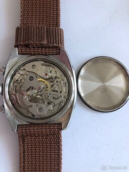 Ocelový chronograf MONARCH masivní - 5