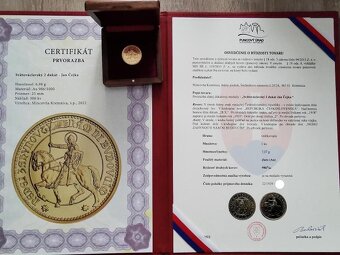 Zlatý svatováclavský dukát 1923/2022 J. Čejka Mincovna Kre - 5
