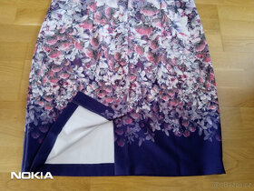 Dámské šaty fialové květy - 5