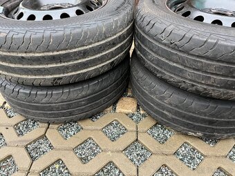 4x disky Vito / Viano 5x112 R16, C letní pneu 80% - 5