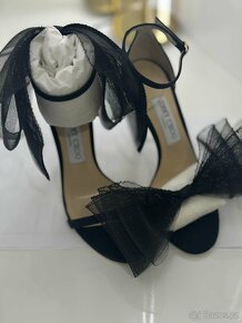 👠Dámské lodičky Jimmy Choo Aveline 100 Bow TOP Stav 10 z 10 - 5