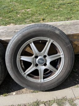 prodám 15" alu litá kola na Citroen C4 2005+letní pneu - 5