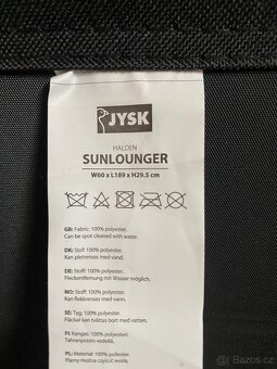 Zahradní lehátko JYSK - 5