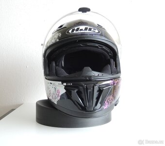 Helma na motocykl, skútr HJC s clonou, v.XS - 5