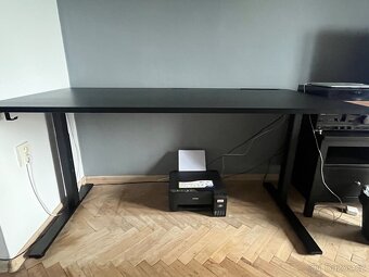 Mittzon psací stůl černý polohovací 160x80cm - 5