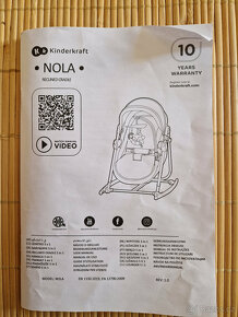 Kinderkraft Nola - kolébka 5 v 1 - nová - 5