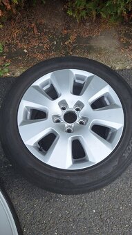 Alu kola originální Audi 5x112 včetně pneu 205/55 R16 - 5