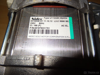 elektromotor motor z pracky - Nidec u112g63 084834 molo jete - 5