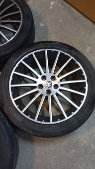 Alu Toora 17" 5x98 Alfa romeo sada černostříbrná - 5