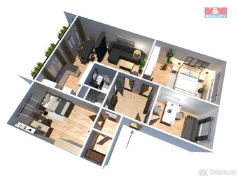 Prodej bytu 4+1, 83 m², DV, Litvínov, ul. Luční - 5