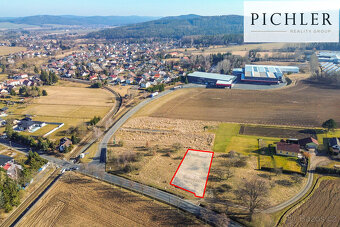 Prodej stavebního pozemku 1061 m2, Mirošov - 5