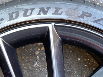 Original 3x ALU kola Škoda čené 18" 7,5J ET41 + 225/40/R18 - 5
