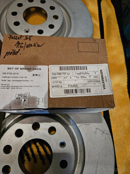 OE brzd. kotouče a OE brzd. desky Passat, Superb - nové - 5