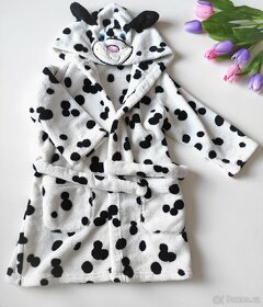 Krásný měkký dětský župan s ouškama - 5