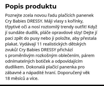 Panenka Cry babies - 5